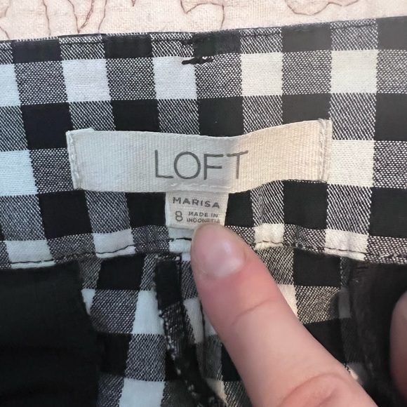 Loft gingham pants - Picture 2 of 3